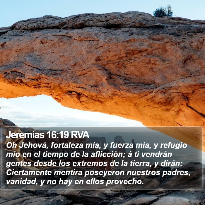 Jeremías 16:19 RVA Bible Study