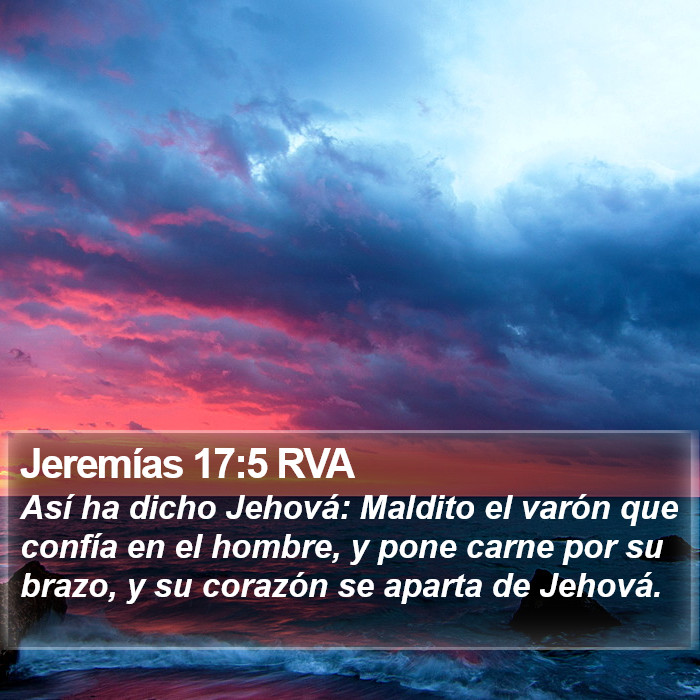 Jeremías 17:5 RVA Bible Study