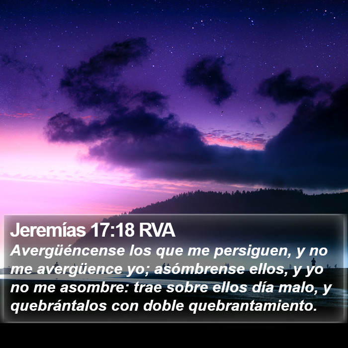 Jeremías 17:18 RVA Bible Study