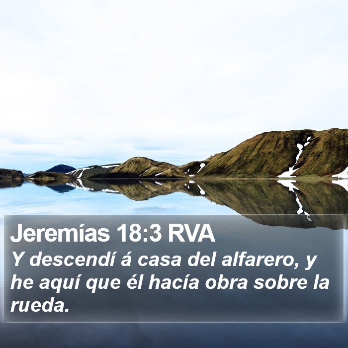 Jeremías 18:3 RVA Bible Study