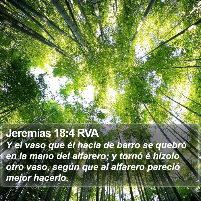 Jeremías 18:4 RVA Bible Study