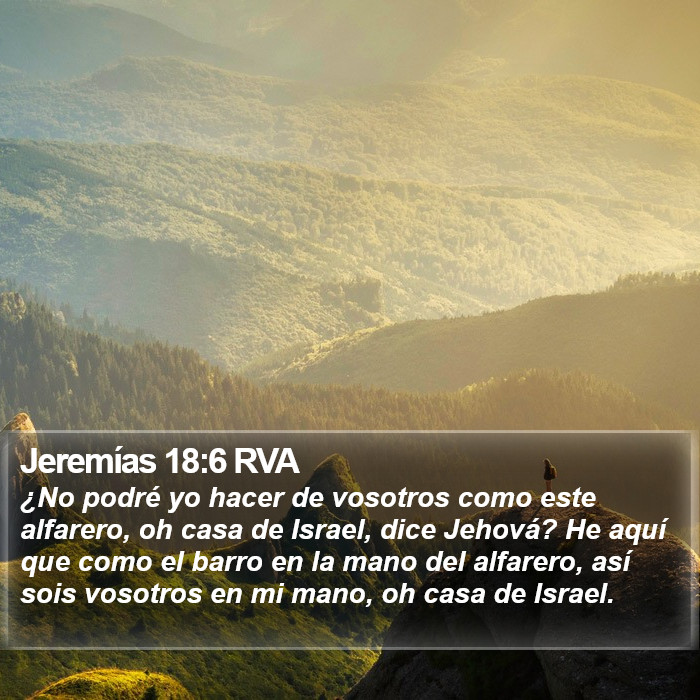 Jeremías 18:6 RVA Bible Study