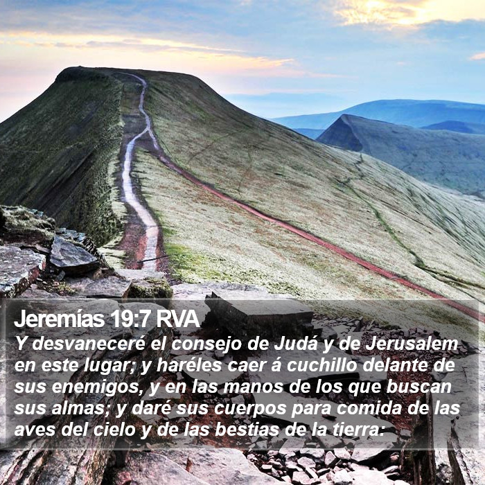 Jeremías 19:7 RVA Bible Study