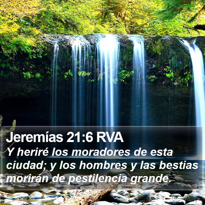 Jeremías 21:6 RVA Bible Study