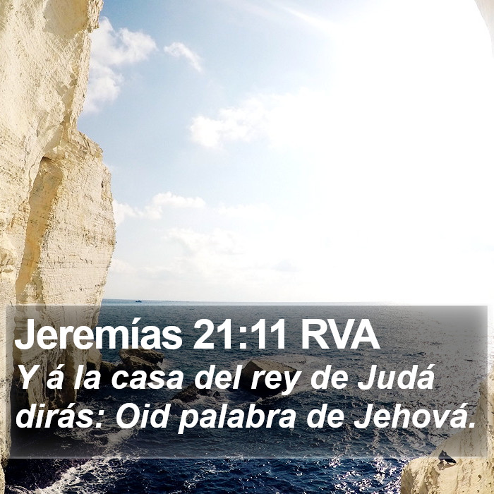 Jeremías 21:11 RVA Bible Study