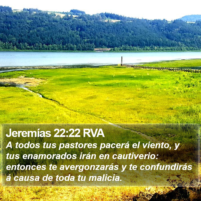 Jeremías 22:22 RVA Bible Study