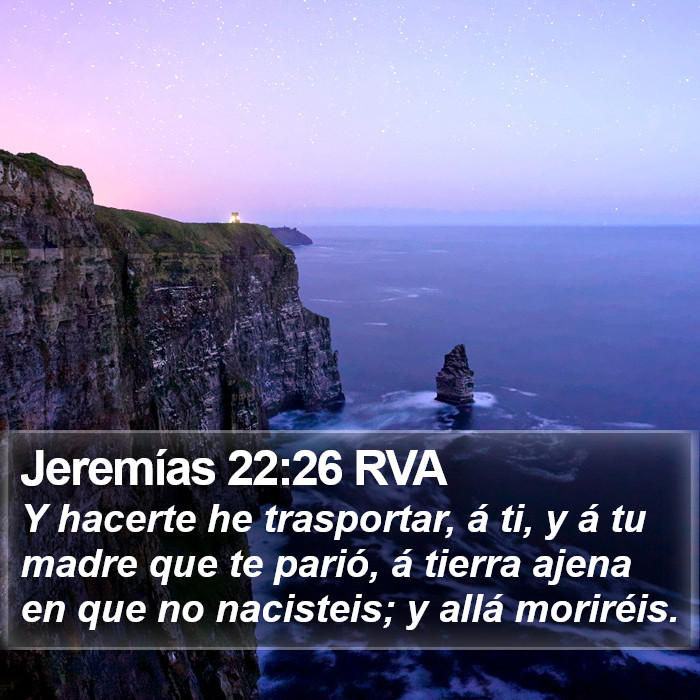 Jeremías 22:26 RVA Bible Study