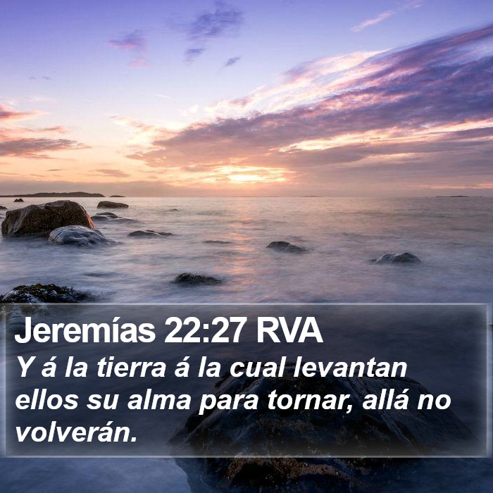 Jeremías 22:27 RVA Bible Study