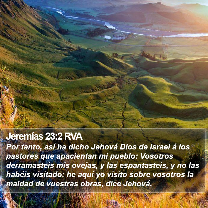 Jeremías 23:2 RVA Bible Study