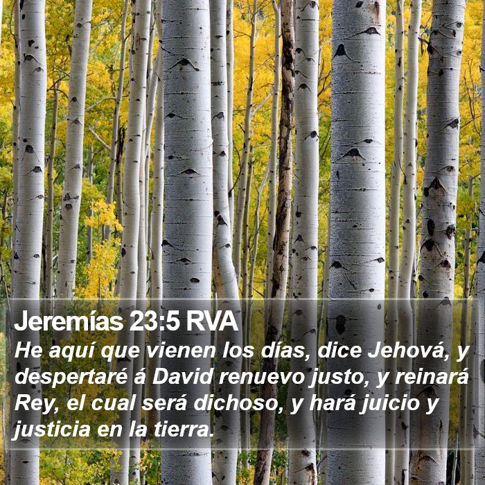 Jeremías 23:5 RVA Bible Study