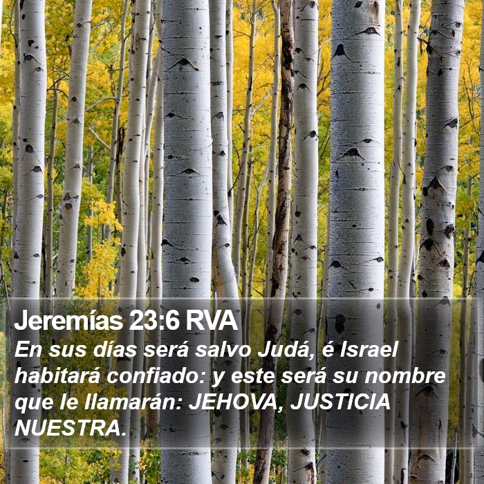 Jeremías 23:6 RVA Bible Study