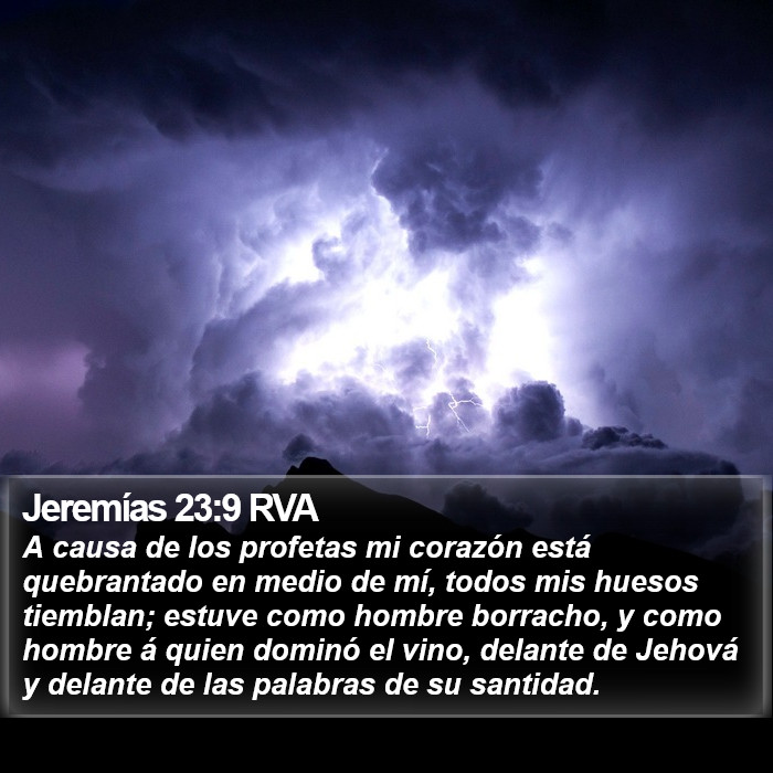 Jeremías 23:9 RVA Bible Study