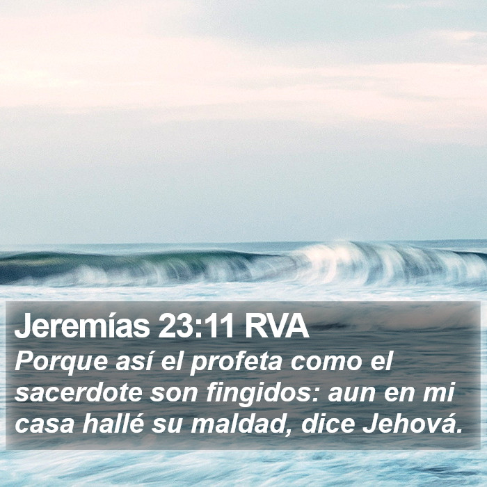 Jeremías 23:11 RVA Bible Study