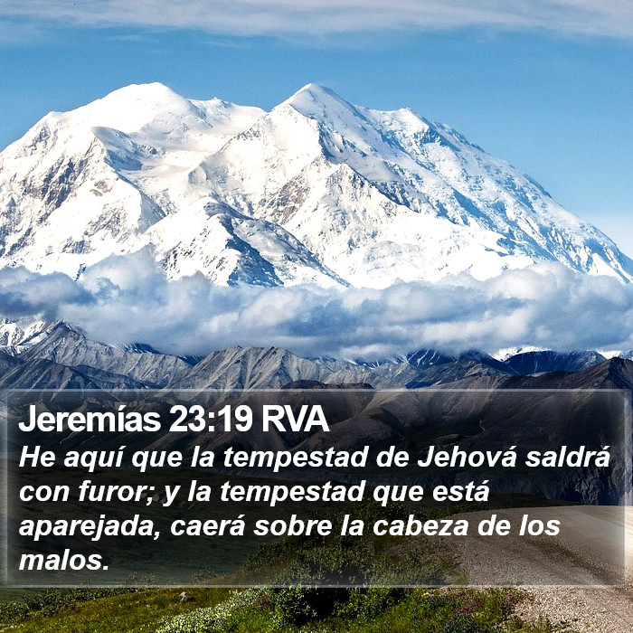 Jeremías 23:19 RVA Bible Study