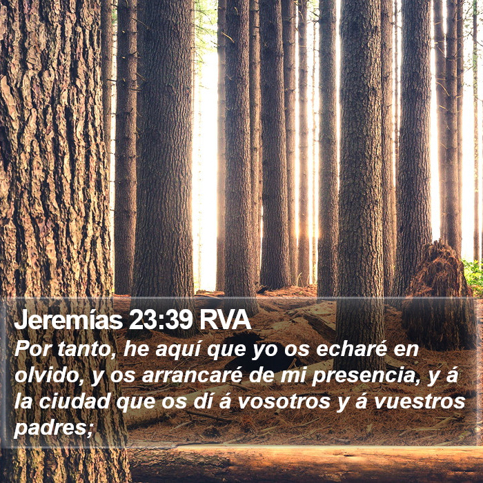 Jeremías 23:39 RVA Bible Study