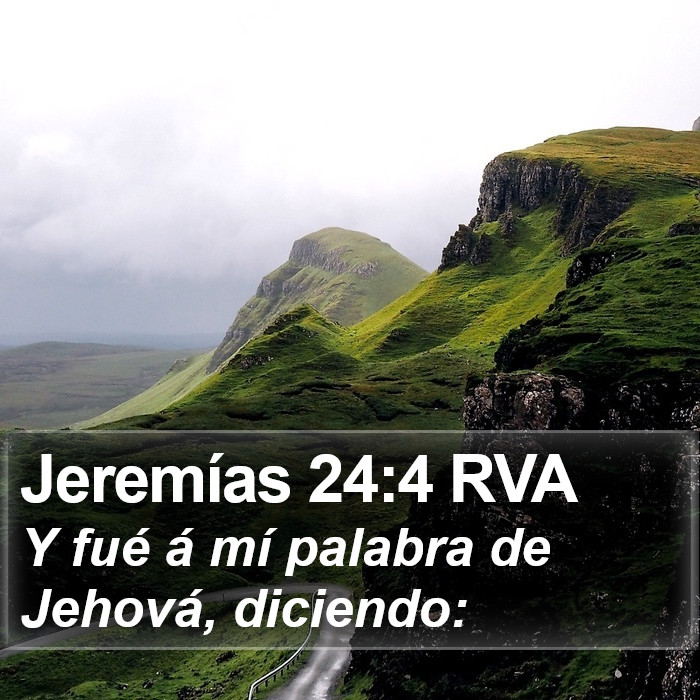 Jeremías 24:4 RVA Bible Study