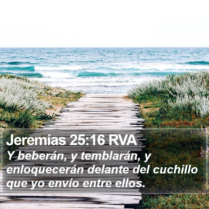 Jeremías 25:16 RVA Bible Study