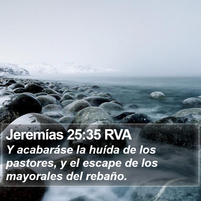 Jeremías 25:35 RVA Bible Study