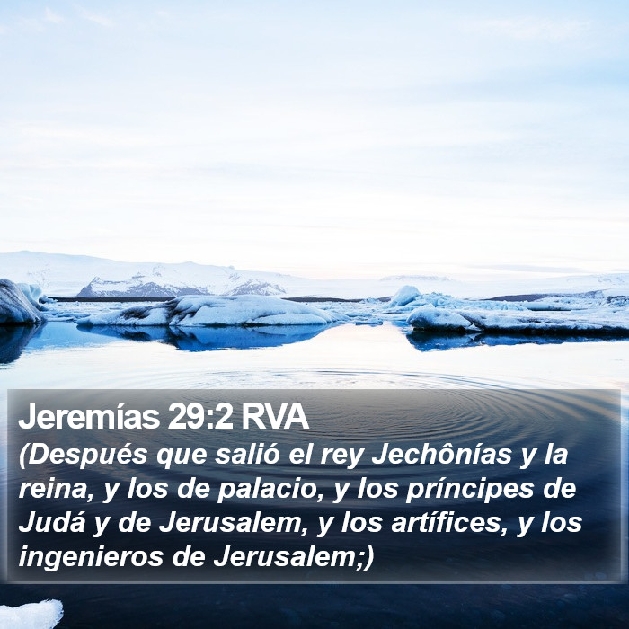 Jeremías 29:2 RVA Bible Study