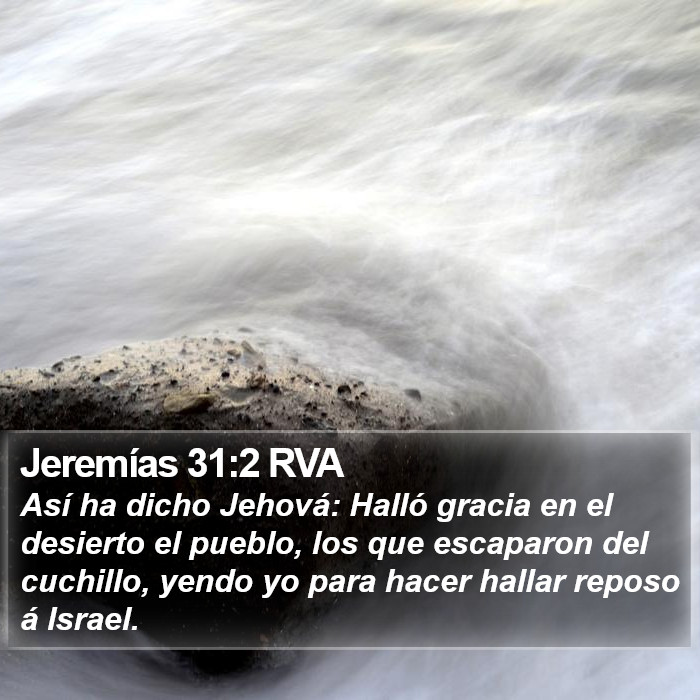 Jeremías 31:2 RVA Bible Study