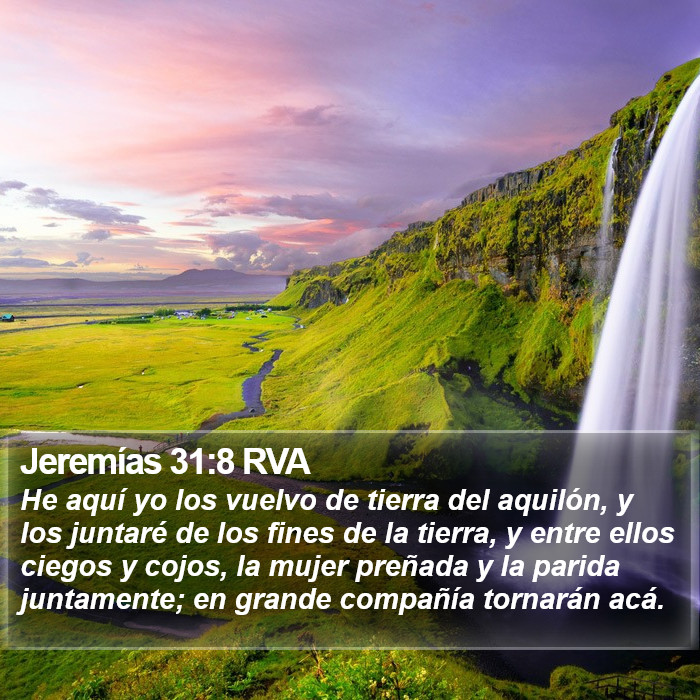 Jeremías 31:8 RVA Bible Study