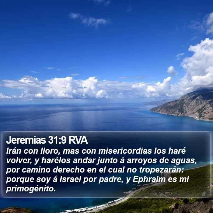 Jeremías 31:9 RVA Bible Study