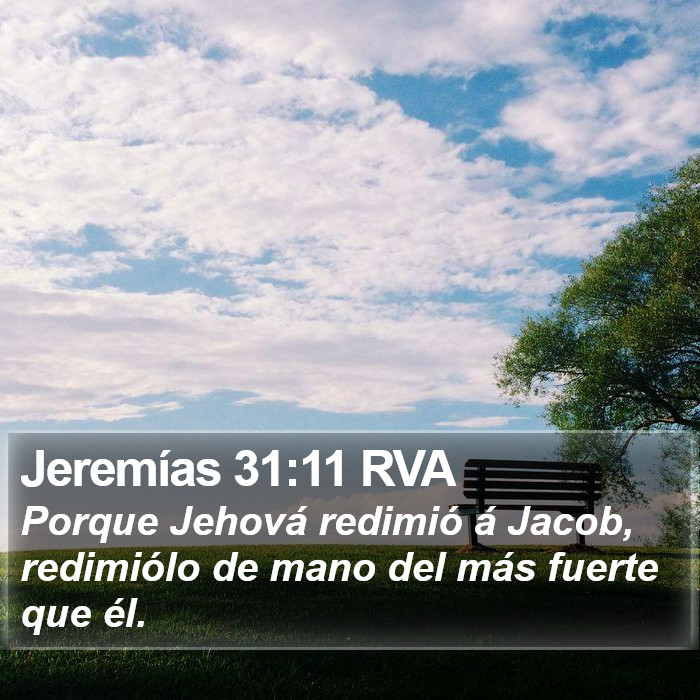 Jeremías 31:11 RVA Bible Study