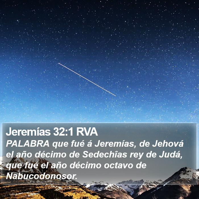 Jeremías 32:1 RVA Bible Study