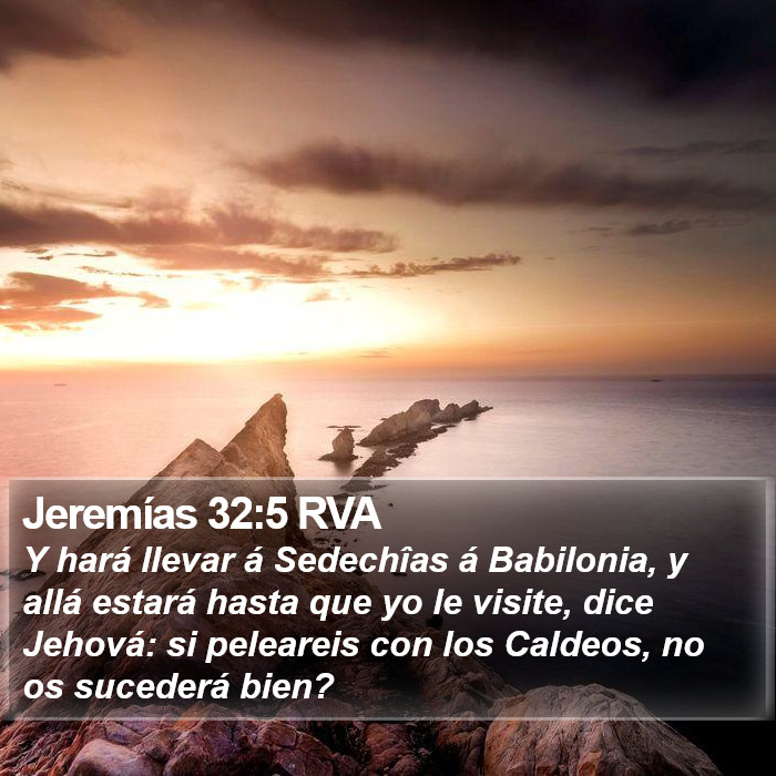 Jeremías 32:5 RVA Bible Study