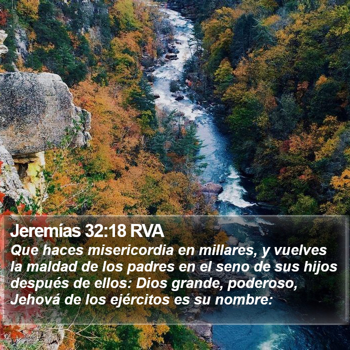 Jeremías 32:18 RVA Bible Study