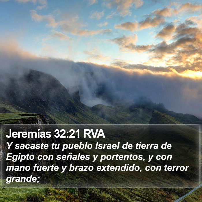 Jeremías 32:21 RVA Bible Study