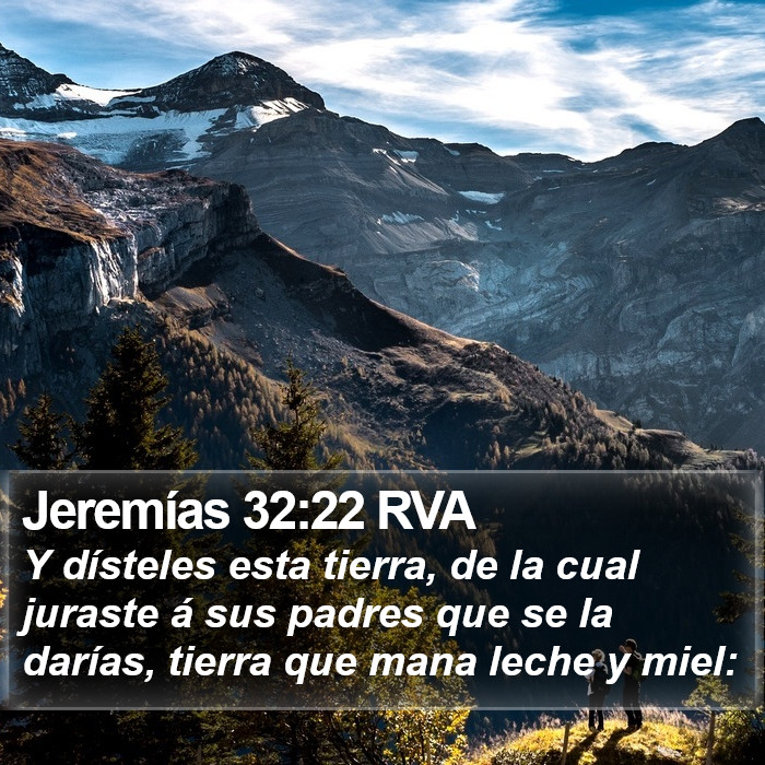 Jeremías 32:22 RVA Bible Study