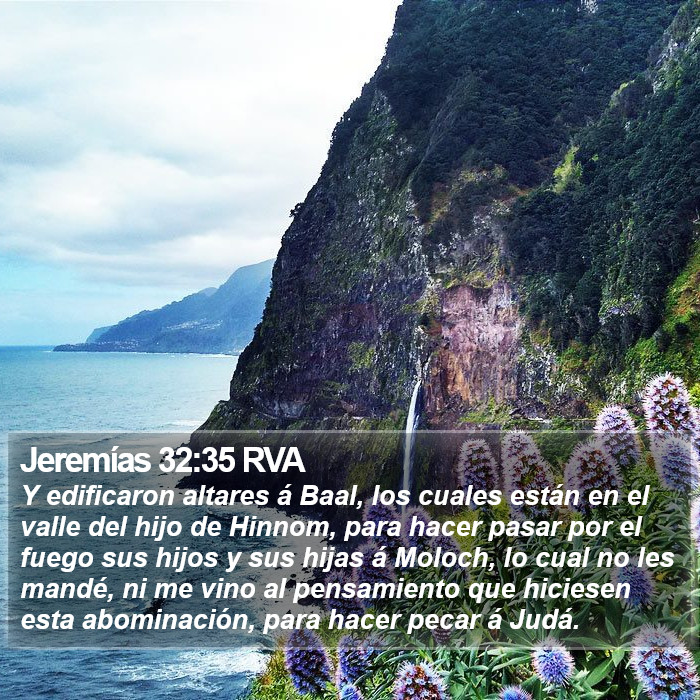 Jeremías 32:35 RVA Bible Study