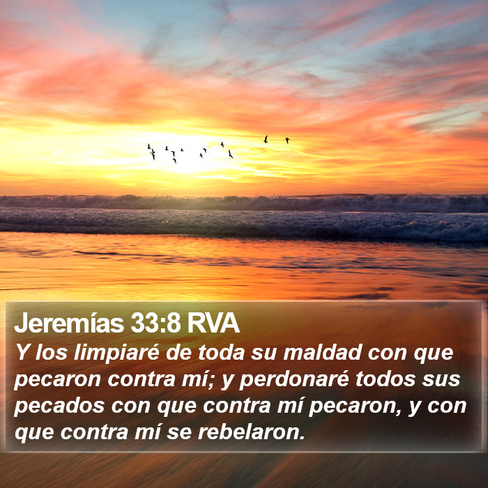 Jeremías 33:8 RVA Bible Study