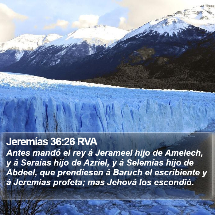 Jeremías 36:26 RVA Bible Study