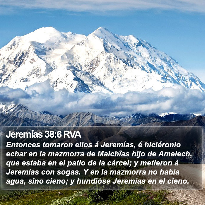 Jeremías 38:6 RVA Bible Study