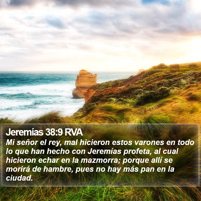 Jeremías 38:9 RVA Bible Study