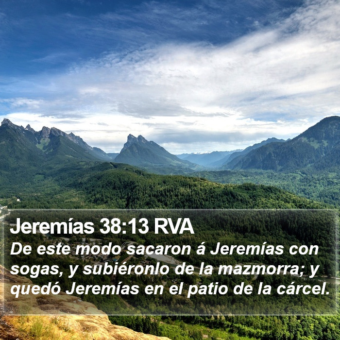 Jeremías 38:13 RVA Bible Study