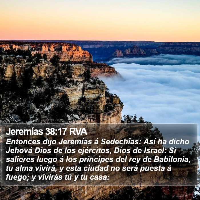 Jeremías 38:17 RVA Bible Study