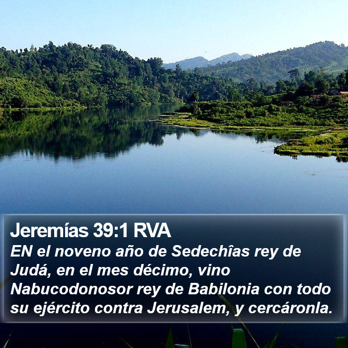 Jeremías 39:1 RVA Bible Study