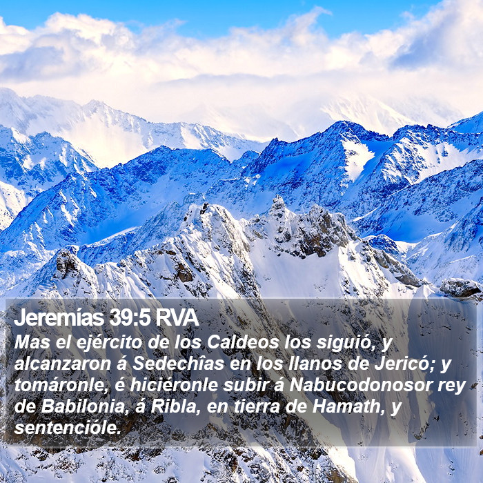 Jeremías 39:5 RVA Bible Study