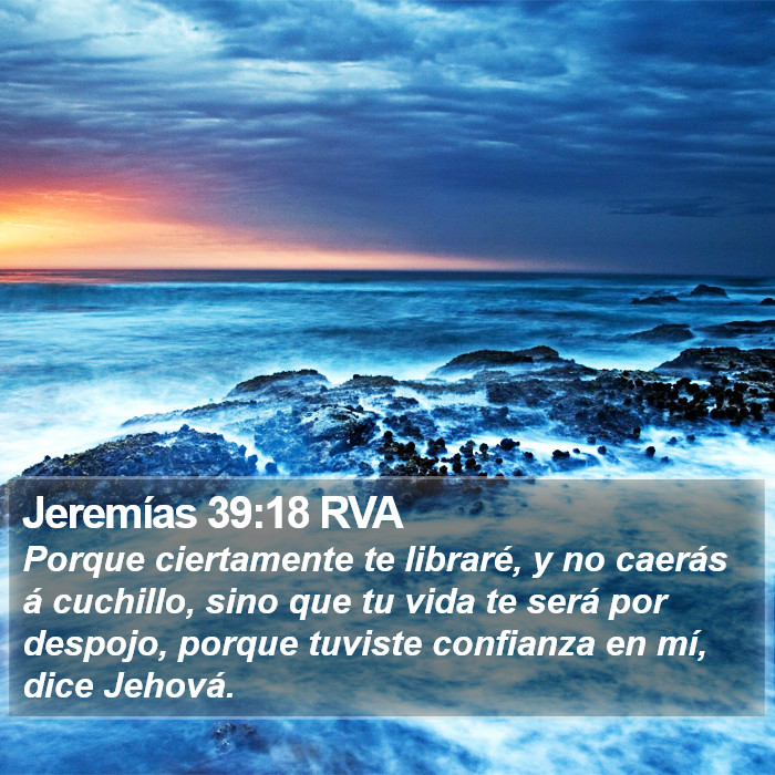 Jeremías 39:18 RVA Bible Study