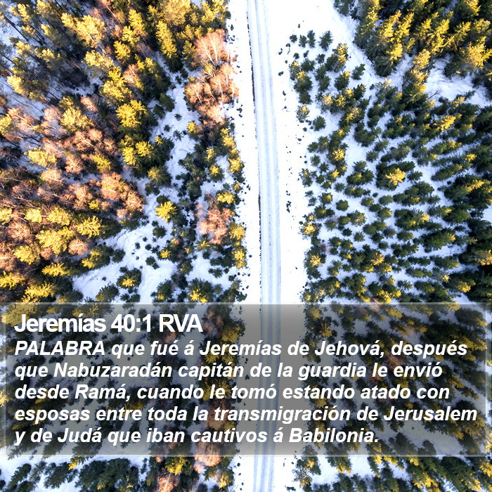 Jeremías 40:1 RVA Bible Study