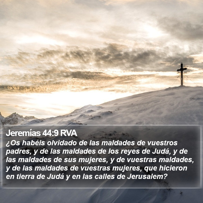 Jeremías 44:9 RVA Bible Study