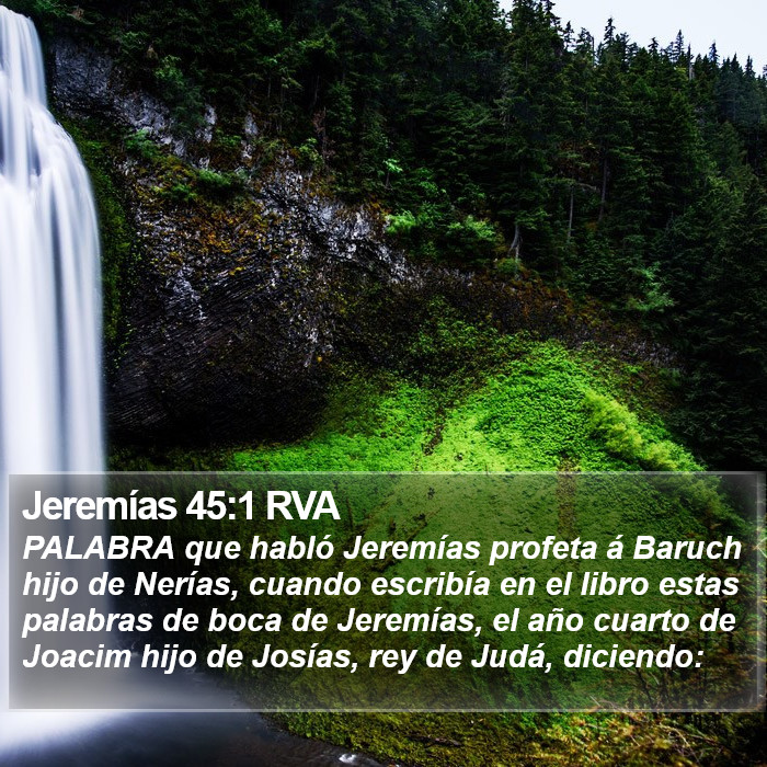 Jeremías 45:1 RVA Bible Study