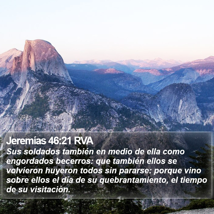 Jeremías 46:21 RVA Bible Study