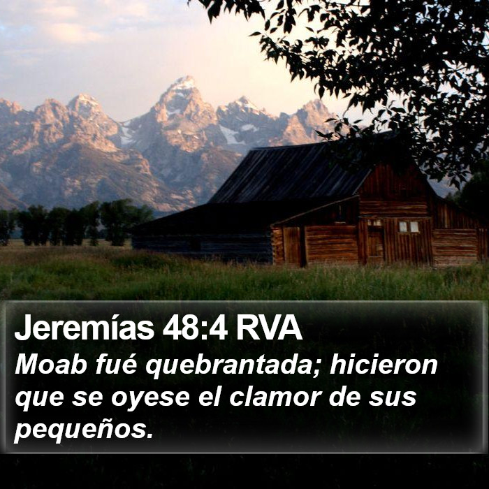 Jeremías 48:4 RVA Bible Study