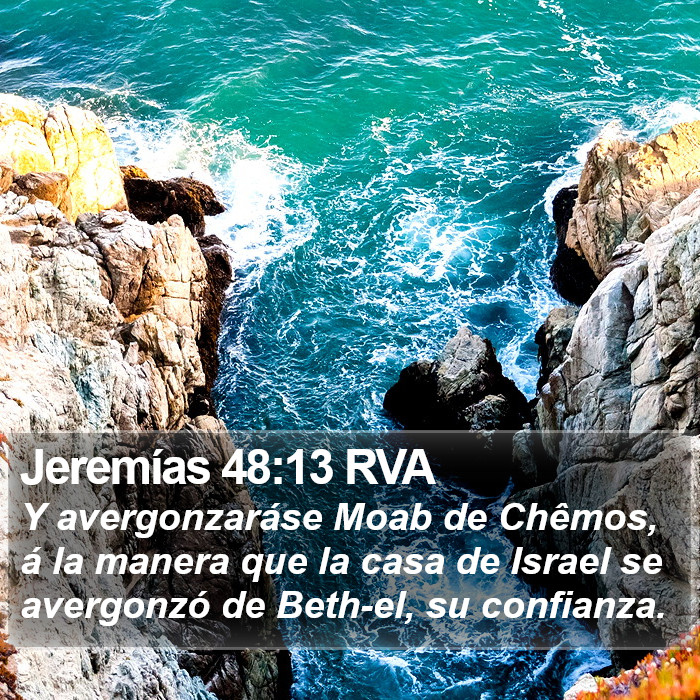 Jeremías 48:13 RVA Bible Study