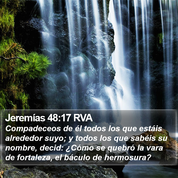 Jeremías 48:17 RVA Bible Study