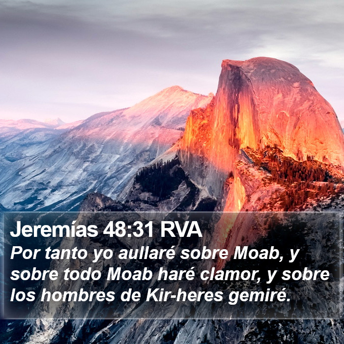 Jeremías 48:31 RVA Bible Study